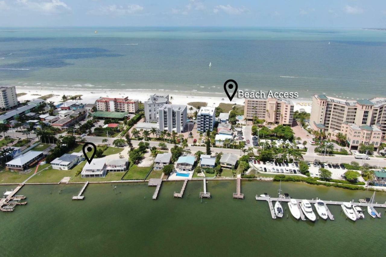 Estero Island Apartment With Boat Dock Fort Myers Beach Exterior foto